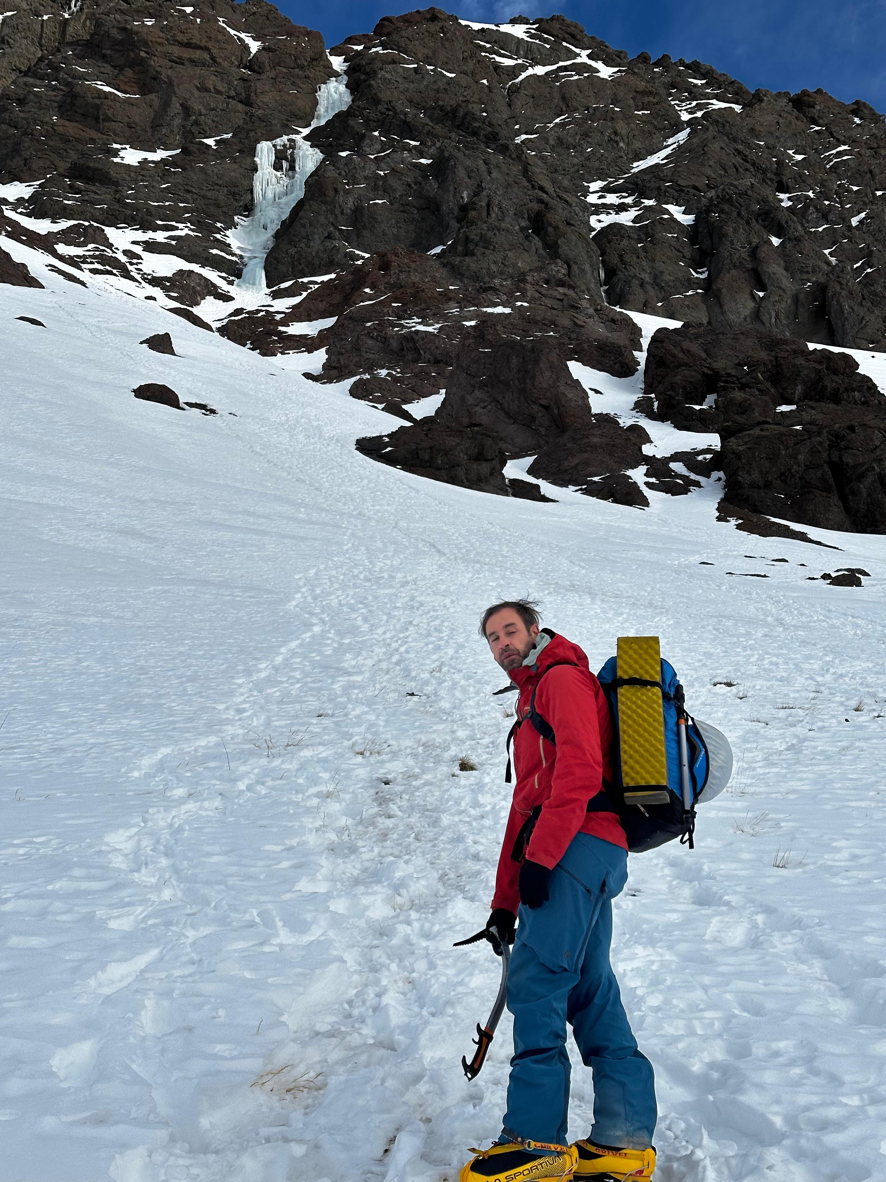 Escalada en hielo - Práctica